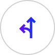 icon left and up arrows